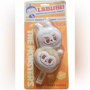 🍤🍣🍤 POP MART LABUBU THE MONSTERS WACKY MART SERIES SEAFOOD BALLS PLUSH PENDANT 🍤